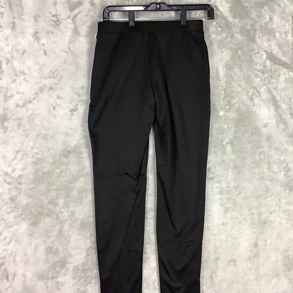 Josie Natori Ponte Skinny Pants Women’s XS Black Pull-On Ankle Zip Stretch NWOT - Picture 12 of 14